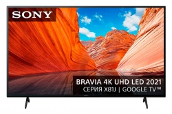 Телевизор LED Sony 65 KD-65X81J BRAVIA черный 4K Ultra HD 60Hz DVB-T DVB-T2 DVB-C DVB-S DVB-S2 USB WiFi Smart TV (RUS)