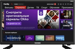 Телевизор LED Telefunken TF-LED24S80T2S черный