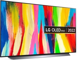 Телевизор OLED LG OLED48C24LA.ARUB темно-серый
