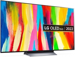 Телевизор OLED LG OLED65C24LA.ARUB темно-серый