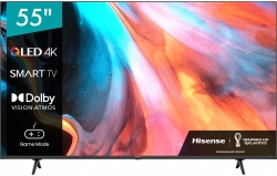 Телевизор QLED Hisense 55E7HQ черный