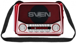 Радиоприемник портативный Sven SRP-525 красный USB SD/microSD