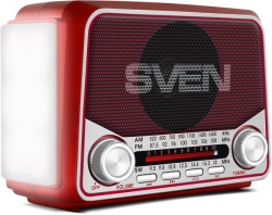 Радиоприемник портативный Sven SRP-525 красный USB SD/microSD