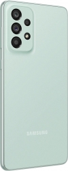 Смартфон Samsung SM-A736B Galaxy A73 128Gb 6Gb светло-зеленый моноблок 3G 4G 2Sim 6.7 1080x2400 Android 12 108Mpix 802.11 a/b/g/n/ac/ax NFC GPS GSM90