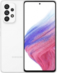 Смартфон Samsung SM-A536E Galaxy A53 5G 256Gb 8Gb белый моноблок 3G 4G 2Sim 6.5 1080x2400 Android 12 64Mpix 802.11 b/g/n/ac NFC GPS GSM900/1800 GSM19