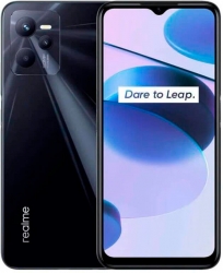 Смартфон Realme C35 64Gb 4Gb черный моноблок 3G 4G 2Sim 6.6 1080x2408 Android 11 50Mpix 802.11 b/g/n/ac NFC GPS GSM900/1800 GSM1900 TouchSc microSD m