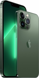 Смартфон Apple A2484 iPhone 13 Pro Max 128Gb 6Gb альпийский зеленый моноблок 3G 4G 2Sim 6.7 1284x2778 iPhone iOS 15 12Mpix 802.11 a/b/g/n/ac/ax NFC G