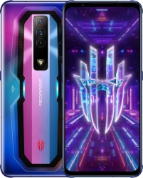 Смартфон Nubia Red Magic 7 256Gb 16Gb красный/синий моноблок 3G 4G 2Sim 6.67 1080x2400 Android 12 64Mpix 802.11 a/b/g/n/ac/ax NFC GPS GSM900/1800 GSM