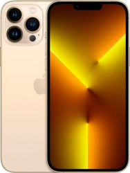 Смартфон Apple A2484 iPhone 13 Pro Max 128Gb 6Gb золотой моноблок 3G 4G 6.7 1284x2778 iPhone iOS 15 12Mpix 802.11 a/b/g/n/ac/ax NFC GPS GSM900/1800 G