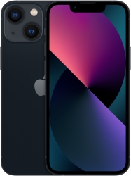 Смартфон Apple A2628 iPhone 13 mini 128Gb 4Gb темная ночь моноблок 3G 4G 2Sim 5.4 1080x2340 iPhone iOS 15 12Mpix 802.11 a/b/g/n/ac/ax NFC GPS GSM900/