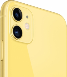Смартфон Apple A2221 iPhone 11 64Gb 4Gb желтый моноблок 3G 4G 2Sim 6.1 828x1792 iPhone iOS 15 12Mpix 802.11 a/b/g/n/ac/ax NFC GPS GSM900/1800 GSM1900