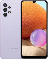Смартфон Samsung SM-A325F Galaxy A32 128Gb 4Gb лаванда моноблок 3G 4G 2Sim 6.4 1080x2400 Android 11 64Mpix 802.11 b/g/n/ac NFC GPS GSM900/1800 GSM190