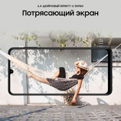 Смартфон Samsung SM-A225F Galaxy A22 128Gb 4Gb черный моноблок 3G 4G 2Sim 6.4 720x1600 Android 11 48Mpix 802.11 a/b/g/n/ac NFC GPS GSM900/1800 GSM190