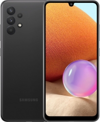 Смартфон Samsung SM-A325F Galaxy A32 64Gb 4Gb черный моноблок 3G 4G 2Sim 6.4 1080x2400 Android 11 64Mpix 802.11 b/g/n/ac NFC GPS GSM900/1800 GSM1900 
