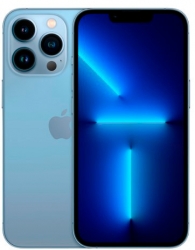Смартфон Apple A2645 iPhone 13 Pro Max 256Gb 6Gb небесно-голубой моноблок 3G 4G 2Sim 6.7 1284x2778 iPhone iOS 15 12Mpix 802.11 a/b/g/n/ac/ax NFC GPS 