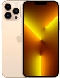 Смартфон Apple A2645 iPhone 13 Pro Max 256Gb 6Gb золотой моноблок 3G 4G 2Sim 6.7 1284x2778 iPhone iOS 15 12Mpix 802.11 a/b/g/n/ac/ax NFC GPS GSM900/1