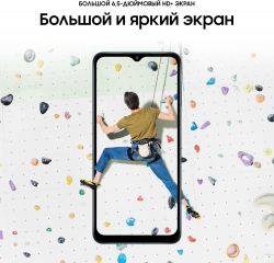 Смартфон Samsung SM-A127F Galaxy A12 64Gb 4Gb синий моноблок 3G 4G 2Sim 6.5 720x1600 Android 10 48Mpix 802.11 b/g/n NFC GPS GSM900/1800 GSM1900 Touch