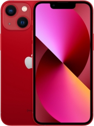 Смартфон Apple A2626 iPhone 13 mini 128Gb 4Gb (PRODUCT)RED моноблок 3G 4G 2Sim 5.4 1080x2340 iPhone iOS 15 12Mpix 802.11 a/b/g/n/ac/ax NFC GPS GSM900
