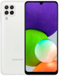 Смартфон Samsung SM-A225F Galaxy A22 128Gb 4Gb белый моноблок 3G 4G 6.4 720x1600 Android 11 48Mpix 802.11 b/g/n/ac NFC GPS GSM900/1800 GSM1900 TouchS