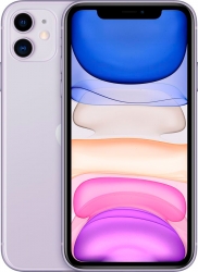Смартфон Apple A2221 iPhone 11 64Gb фиолетовый моноблок 3G 4G 6.1 iPhone iOS 15 12Mpix 802.11 a/b/g/n/ac/ax NFC GPS TouchSc