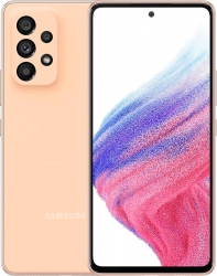 Смартфон Samsung SM-A536E Galaxy A53 5G 256Gb оранжевый моноблок 3G 4G 6.4 Android 12 802.11 a/b/g/n/ac/ax NFC GPS