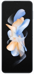 Смартфон Samsung SM-F721B Galaxy Z Flip 4 128Gb 8Gb голубой раскладной 3G 4G 2Sim 6.7 1080x2640 Android 12 12Mpix 802.11 a/b/g/n/ac/ax NFC GPS GSM900