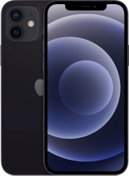 Смартфон Apple A2403 iPhone 12 128Gb 4Gb черный моноблок 3G 4G 2Sim 6.1 1170x2532 iPhone iOS 14 12Mpix 802.11 a/b/g/n/ac/ax NFC GPS GSM900/1800 GSM19