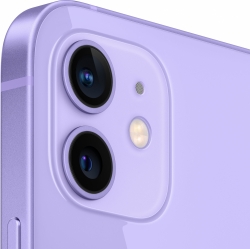 Смартфон Apple A2403 iPhone 12 128Gb 4Gb фиолетовый моноблок 3G 4G 2Sim 6.1 1170x2532 iPhone iOS 14 12Mpix 802.11 a/b/g/n/ac/ax NFC GPS GSM900/1800 G