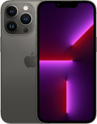 Смартфон Apple A2636 iPhone 13 Pro 256Gb 6Gb графитовый моноблок 3G 4G 2Sim 6.1 1170x2532 iPhone iOS 15 12Mpix 802.11 a/b/g/n/ac/ax NFC GPS GSM900/18