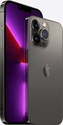 Смартфон Apple A2636 iPhone 13 Pro 256Gb 6Gb графитовый моноблок 3G 4G 2Sim 6.1 1170x2532 iPhone iOS 15 12Mpix 802.11 a/b/g/n/ac/ax NFC GPS GSM900/18