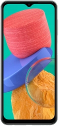 Смартфон Samsung SM-M336B Galaxy M33 128Gb 8Gb синий моноблок 3G 4G 2Sim 6.6 1080x2408 Android 11 50Mpix 802.11 a/b/g/n/ac NFC GPS GSM900/1800 GSM190