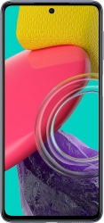 Смартфон Samsung SM-M536 Galaxy M53 256Gb 8Gb синий моноблок 3G 4G 2Sim 6.7 1080x2400 Android 11 108Mpix 802.11 a/b/g/n/ac NFC GPS GSM900/1800 GSM190