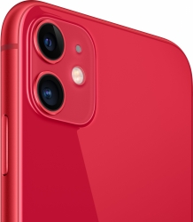 Смартфон Apple A2221 iPhone 11 128Gb 4Gb красный моноблок 3G 4G 2Sim 6.1 828x1792 iPhone iOS 13 12Mpix 802.11 a/b/g/n/ac/ax NFC GPS GSM900/1800 GSM19