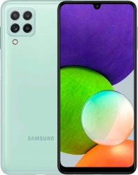 Смартфон Samsung SM-A225F Galaxy A22 64Gb 4Gb мятный моноблок 3G 4G 6.4 720x1600 Android 11 48Mpix 802.11 b/g/n/ac NFC GPS GSM900/1800 GSM1900 TouchS