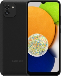 Смартфон Samsung SM-A035F Galaxy A03 32Gb 3Gb черный моноблок 3G 4G 2Sim 6.5 720x1600 Android 10 48Mpix 802.11 b/g/n/ac GPS GSM900/1800 GSM1900 Touch