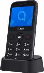 Мобильный телефон Alcatel 2020X серый моноблок 1Sim 2.4 240x320 Nucleus 0.3Mpix GSM900/1800 GSM1900 FM microSD max32Gb