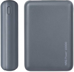 Мобильный аккумулятор Deppa NRG Power 10000mAh 2.1A 2xUSB серый (33550)