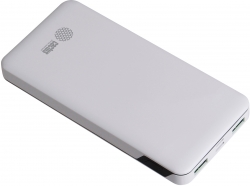 Мобильный аккумулятор Cactus CS-PBFSKT-10000 10000mAh 2.1A 2xUSB белый