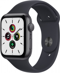 Смарт-часы Apple Watch SE A2352 44мм OLED LTPO серый космос (MKQ63LL/A)