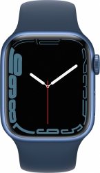 Смарт-часы Apple Watch Series 7 A2473 41мм OLED LTPO синий (MKN13LL/A)