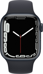Смарт-часы Apple Watch Series 7 A2473 41мм OLED LTPO темная ночь (MKMX3LL/A)