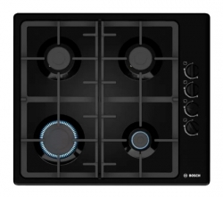 Газовая варочная поверхность Bosch PBP6C6B93R черный