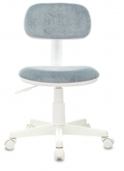 Кресло детское Бюрократ CH-W201NX серо-голубой Light-28 крестов. пластик пластик белый