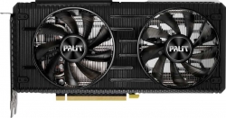 Видеокарта Palit PCI-E 4.0 PA-RTX3060Ti DUAL 8G NVIDIA GeForce RTX 3060Ti 8192Mb 256 GDDR6 1410/14000 HDMIx1 DPx3 HDCP Ret