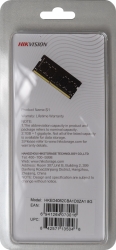 Память DDR4 8Gb 2666MHz Hikvision HKED4082CBA1D0ZA1/8G OEM PC4-21300 CL19 SO-DIMM 1.2В