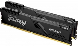 Память DDR4 2x32Gb 3200MHz Kingston KF432C16BBK2/64 Fury Beast Black RTL Gaming PC4-25600 CL16 DIMM 288-pin 1.35В dual rank