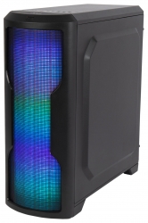 Корпус Hiper M62 черный без БП ATX 1x120mm 2xUSB2.0 1xUSB3.0 audio bott PSU