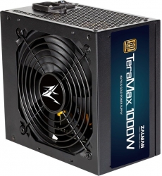 Блок питания Zalman ATX 1000W ZM1000-TMX 80+ gold (24+4+4pin) APFC 120mm fan 12xSATA Cab Manag RTL
