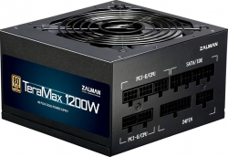 Блок питания Zalman ATX 1200W ZM1200-TMX 80+ gold (24+4+4pin) APFC 120mm fan 12xSATA Cab Manag RTL