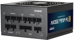 Блок питания Zalman ATX 850W ZM850-TMX 80+ gold (24+4+4pin) APFC 120mm fan 12xSATA Cab Manag RTL